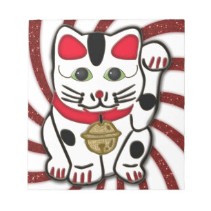 maneki neko notepad