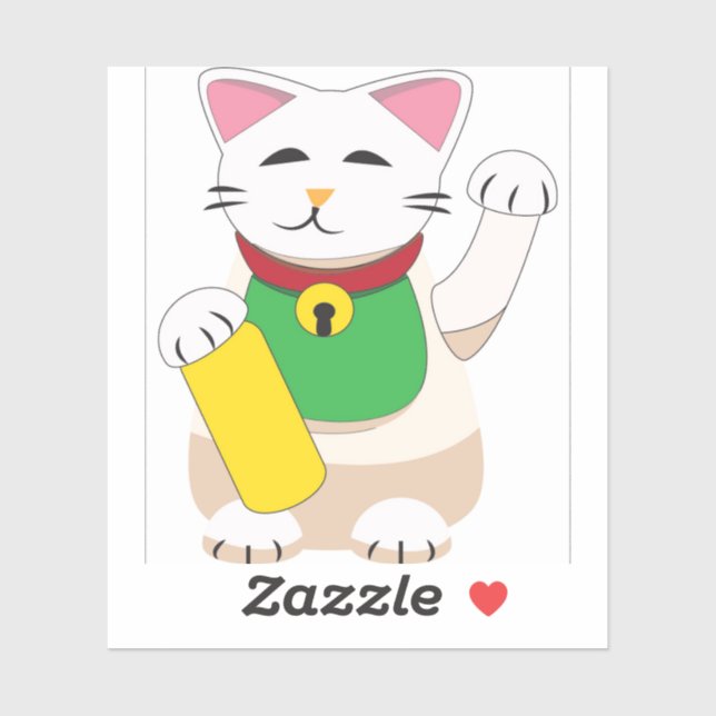 Maneki Neko or Beckoning Cat (Sheet)