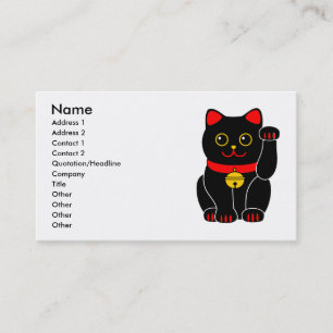 Manekineko-Lucky cat(beckoning cat) Business Card