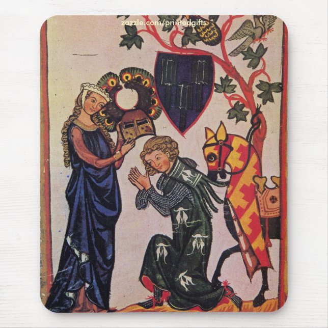 Manesse Codex Religious Art Mousepad (Front)