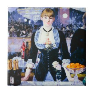 Manet Bar at the Folies Bergere Ceramic Tile