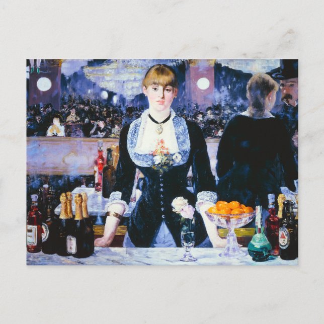 Manet Bar at the Folies Bergere Postcard (Front)