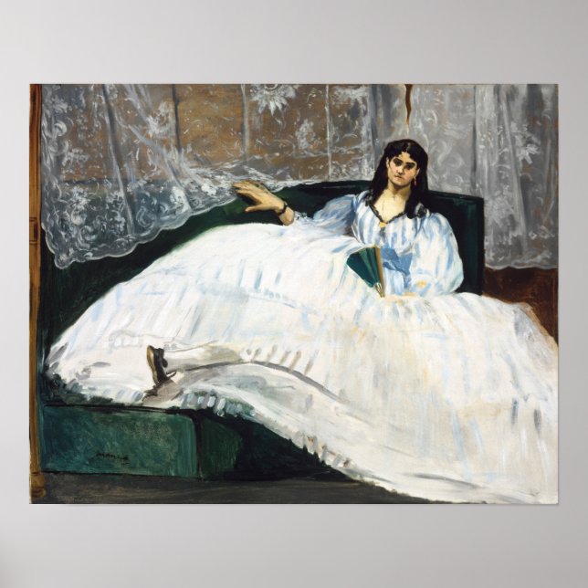 Manet - Baudelaire's Mistress, Reclining Poster (Front)