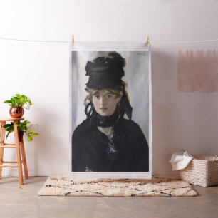 Manet - Berthe Morisot with a bouquet of violets Fabric