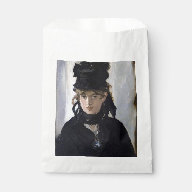 Manet - Berthe Morisot with a bouquet of violets Favour Bag (Front)