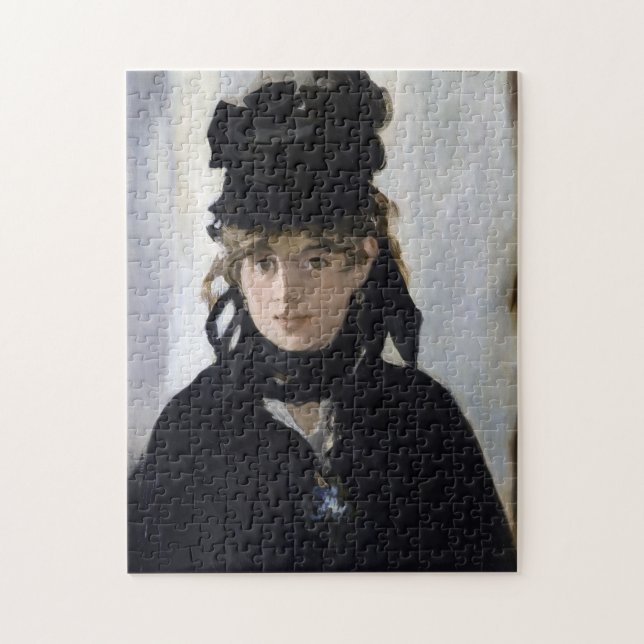 Manet - Berthe Morisot with a bouquet of violets Jigsaw Puzzle (Vertical)