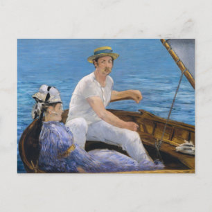 Manet Boating Postcard
