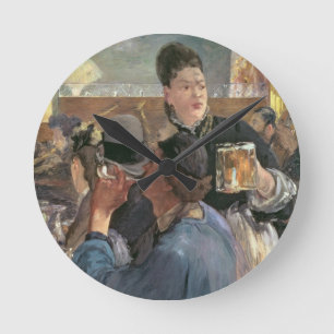 Manet Corner of a Cafe-Concert, 1878-80 Round Clock