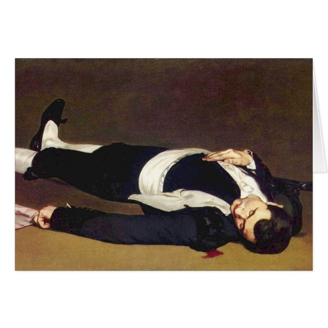 Manet Dead Matador Postcard (Front Horizontal)