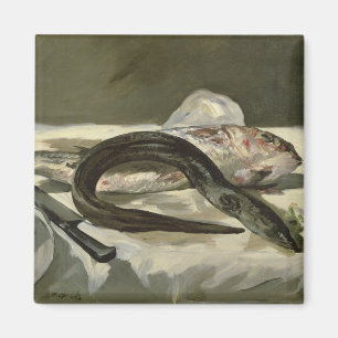 Manet Eel and Red Mullet, 1864 Magnet