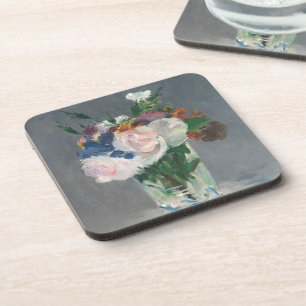 Manet Flowers in a Crystal Vase, c.1882 Coaster