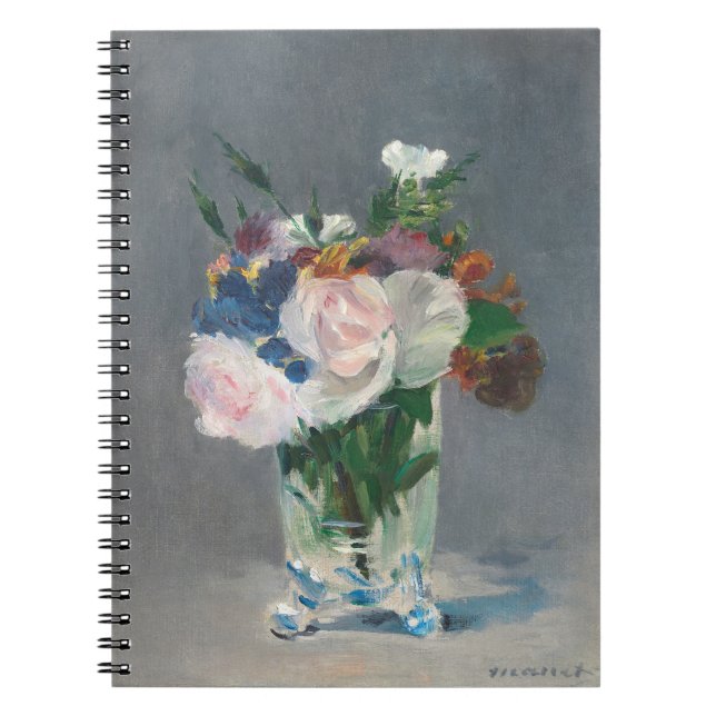 Manet | Flowers in a Crystal Vase, c.1882 Notebook (Front)