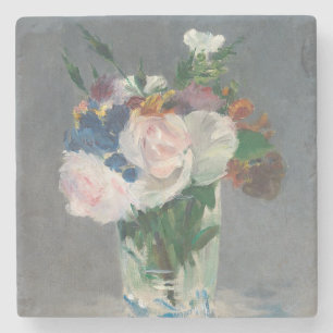 Manet   Flowers in a Crystal Vase, c.1882 Stone Coaster