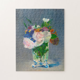 Manet Flowers in a Crystal Vase Jigsaw Puzzle