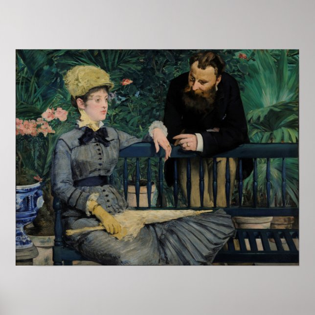 Manet - In Conservatory - HQ Poster (Front)