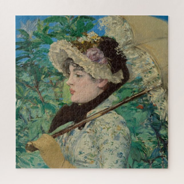 Manet - Jeanne ( Spring) Puzzle (Vertical)