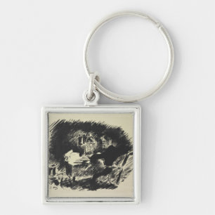 Manet   Le Corbeau , 1875 Key Ring