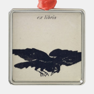 Manet Le Corbeau , 1875 Metal Tree Decoration