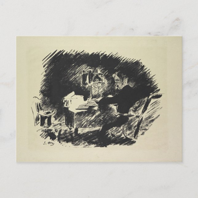 Manet | Le Corbeau , 1875 Postcard (Front)
