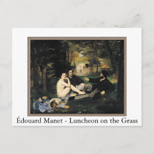 Manet - Luncheon On The Grass Postcard