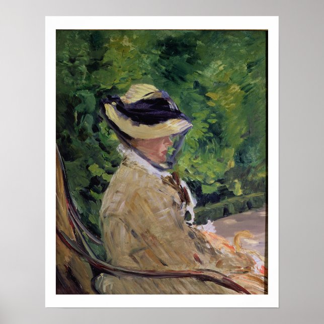 Manet | Madame Manet at Bellevue Poster (Front)
