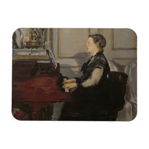 Manet Madame Manet at the Piano, 1868 Magnet