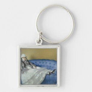 Manet   Madame Manet on a Blue Sofa, 1874 Key Ring
