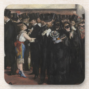 Manet Masked Ball at the Opera, 1873 Coaster