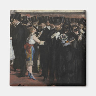 Manet Masked Ball at the Opera, 1873 Magnet