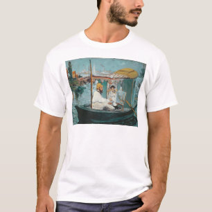Manet Monet in his Floating Studio, 1874 T-Shirt