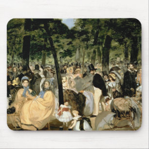 Manet Music in the Tuileries Gardens, 1862 Mouse Pad