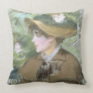Manet On the Bench, 1879 Cushion