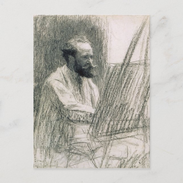 Manet | Portrait of Edouard Manet  at his Easel Postcard (Front)