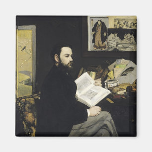 Manet Portrait of Emile Zola 1868 Magnet