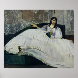 Manet Portrait of Jeanne Duval, 1862 Poster