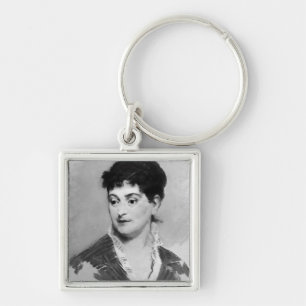Manet Portrait of Madame Emile Zola, 1874 Key Ring
