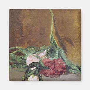 Manet Stem of Peonies and Secateurs, c.1864 Magnet