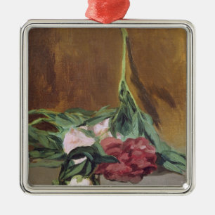 Manet Stem of Peonies and Secateurs, c.1864 Metal Tree Decoration