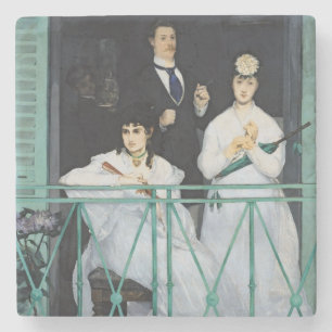 Manet The Balcony, 1868-9 Stone Coaster