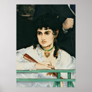 Manet The Balcony, detail, 1868-9 Poster