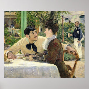 Manet The Garden of Pere Lathuille, 1879 Poster