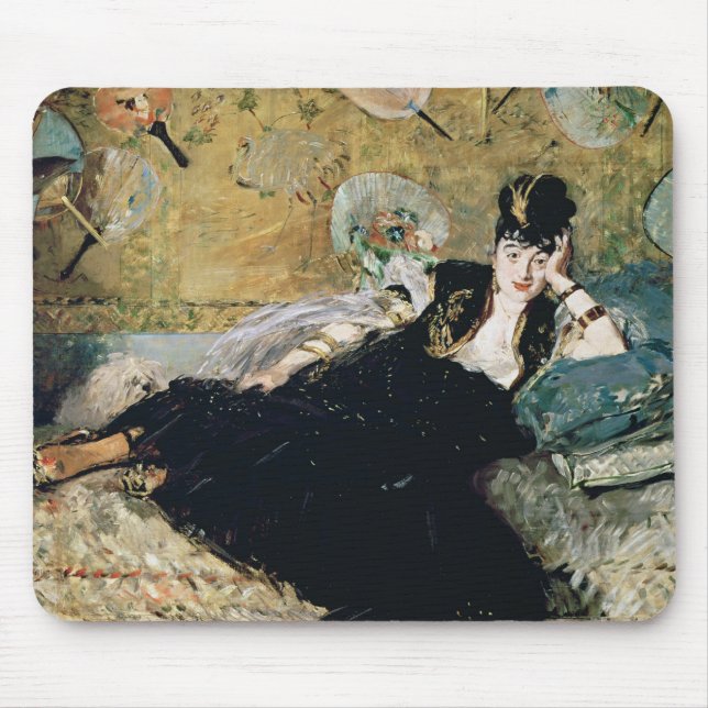 Manet | The Lady with Fans Mouse Pad (Front)