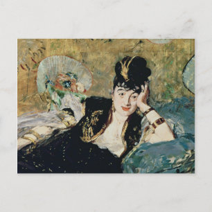 Manet The Lady with Fans Postcard