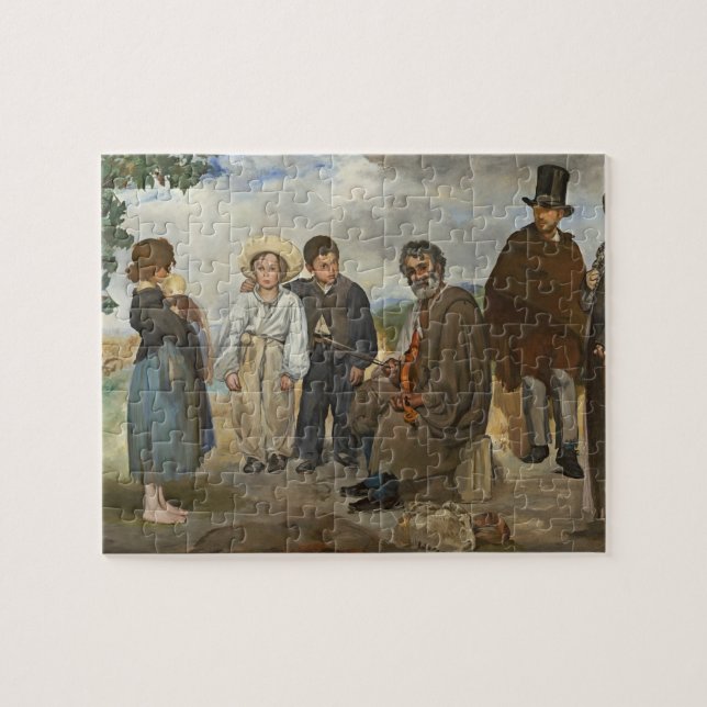 Manet | The Old Musician, 1862 Jigsaw Puzzle (Horizontal)
