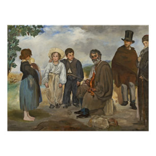 Manet The Old Musician, 1862 Poster