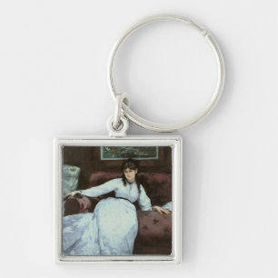 Manet The Rest, portrait of Berthe Morisot Key Ring