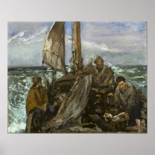 Manet - The Toilers Of The Sea Poster