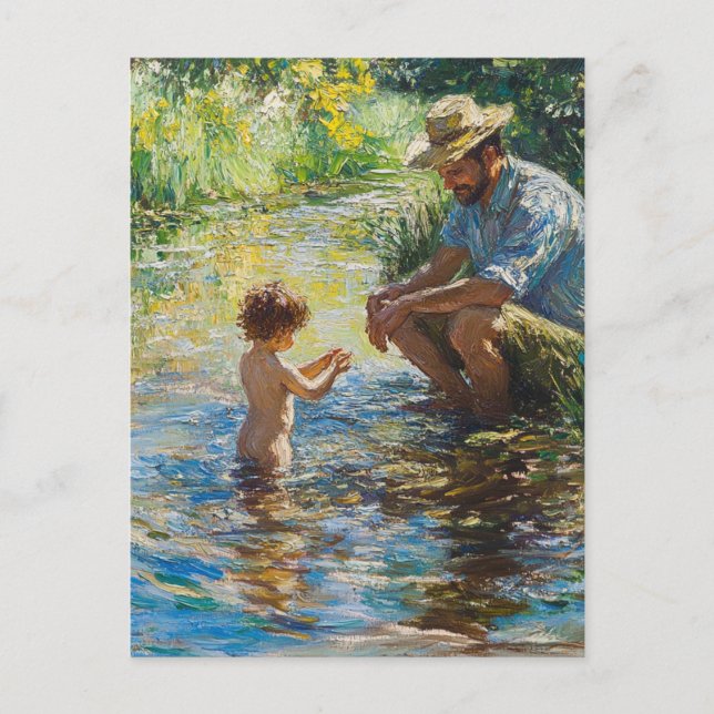 Manet Vintage Art Postcard (Front)