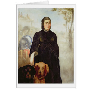 Manet   Woman With Dogs, 1858