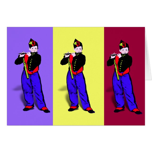 Manet's Little Flautist Trio (Front Horizontal)